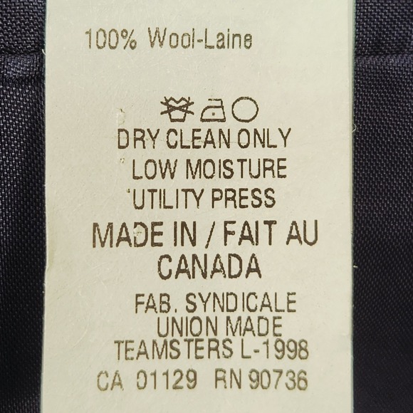 Lauren Ralph Lauren Blazer Mens 42L Wool Windowpane Two Button Chalk Stripe Coat - Picture 12 of 13